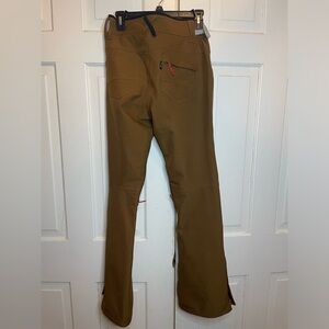 Holden Ski Pants | size small | skinny fit | brown color